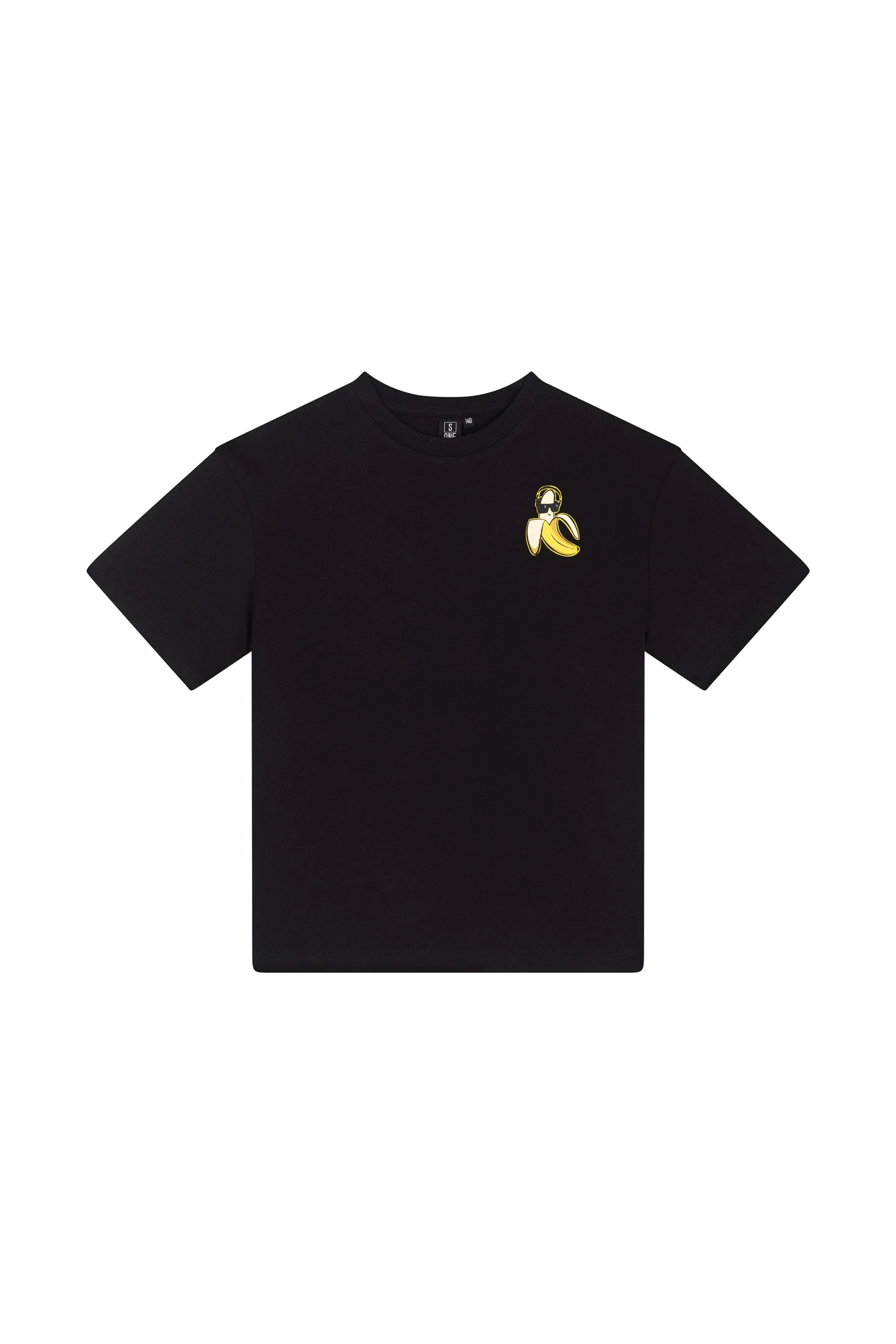 T-shirts korte mouw zwart Someone