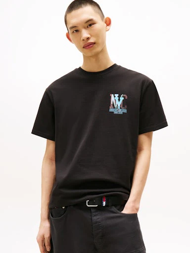 T-shirts korte mouw zwart Tommy Jeans