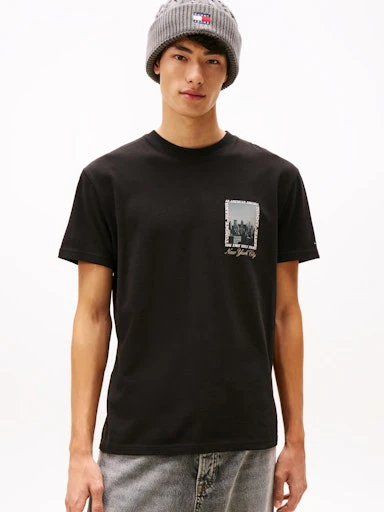 T-shirts korte mouw zwart Tommy Jeans