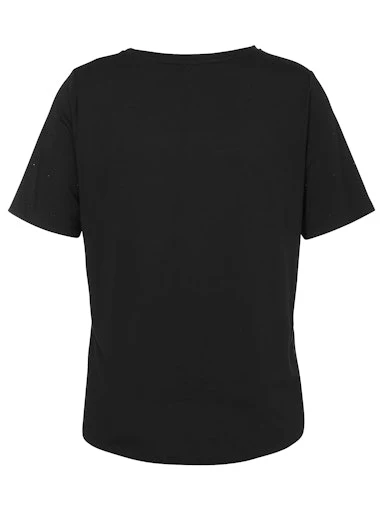 T-shirts korte mouw zwart Via Appia Due - Image 2