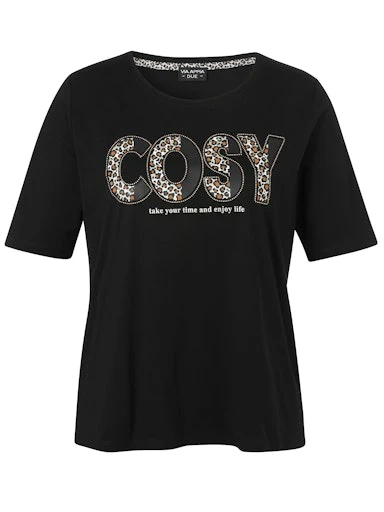T-shirts korte mouw zwart Via Appia Due