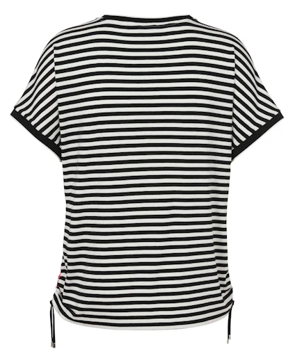 T-shirts korte mouw zwart Via Appia Due - Image 2