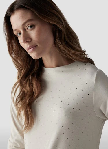 T-shirts lange mouw beige LeComte - Image 5