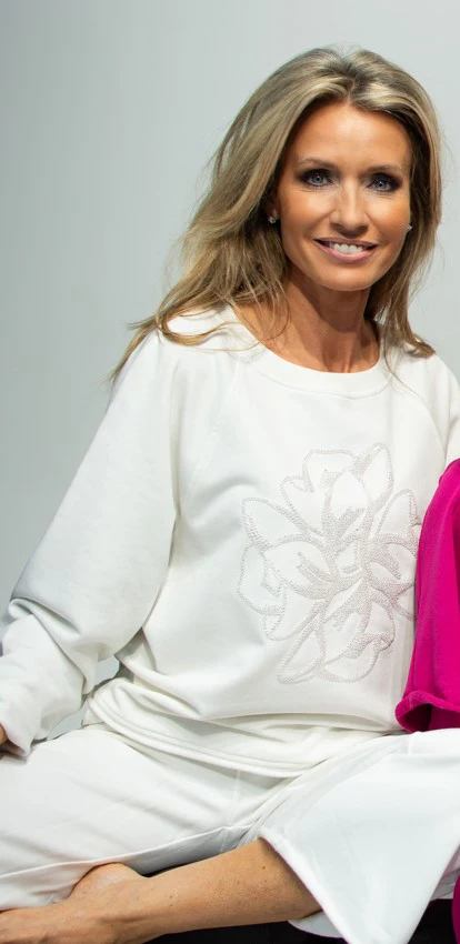 T-shirts lange mouw wit Margittes