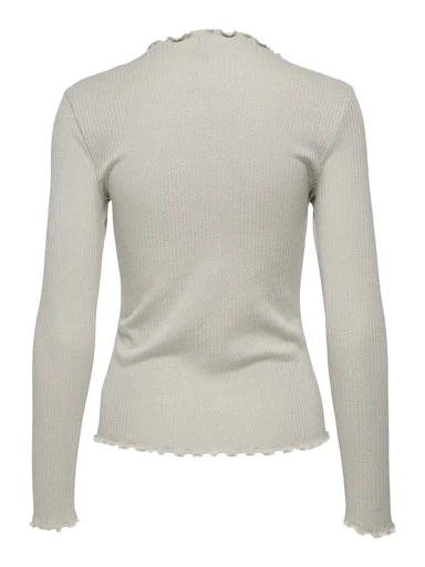 T-shirts lange mouw beige ONLY - Image 2