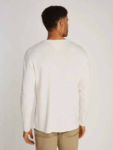 T-shirts lange mouw beige Tommy Hilfiger - Image 3