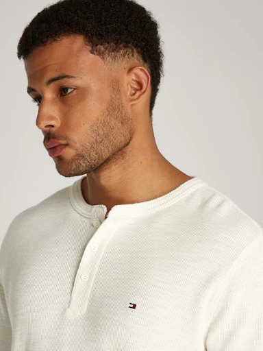 T-shirts lange mouw beige Tommy Hilfiger - Image 4