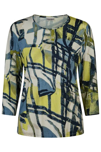 T-shirts lange mouw blauw Barbara Lebek