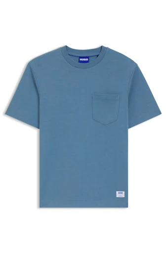 T-shirts lange mouw blauw HUGO BLUE