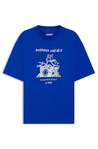 T-shirts korte mouw blauw HUGO BLUE