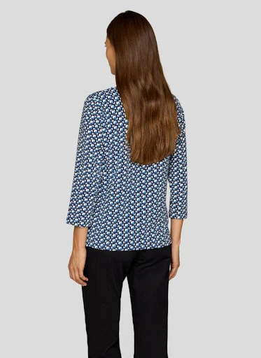 T-shirts lange mouw blauw Rabe - Image 4