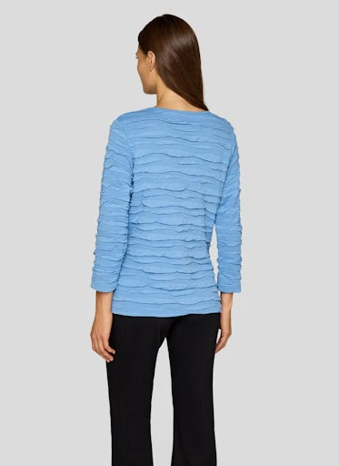 T-shirts lange mouw blauw Rabe - Image 4