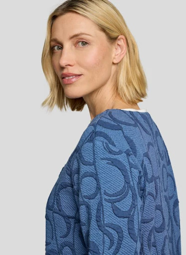 T-shirts lange mouw blauw Rabe - Image 3