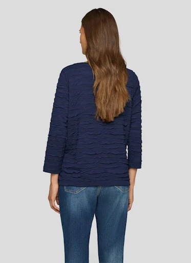 T-shirts lange mouw blauw Rabe - Image 4