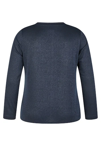 T-shirts lange mouw blauw Rabe - Image 2