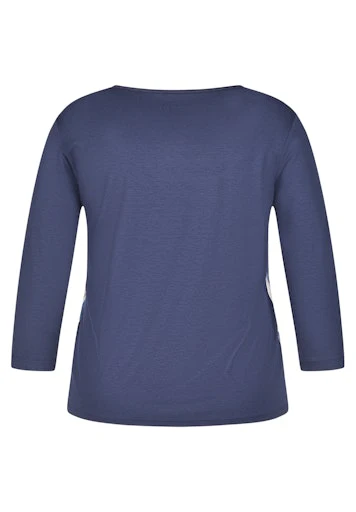 T-shirts lange mouw blauw Rabe - Image 2