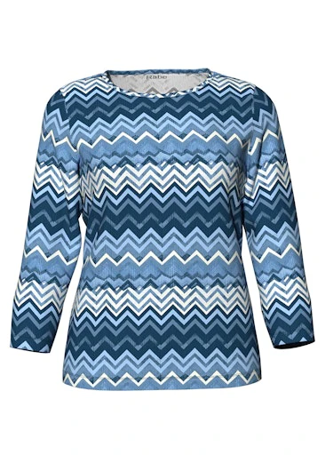 T-shirts lange mouw blauw Rabe