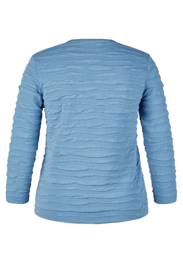 T-shirts lange mouw blauw Rabe - Image 2