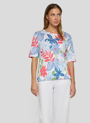 T-shirts lange mouw blauw Rabe - Image 2