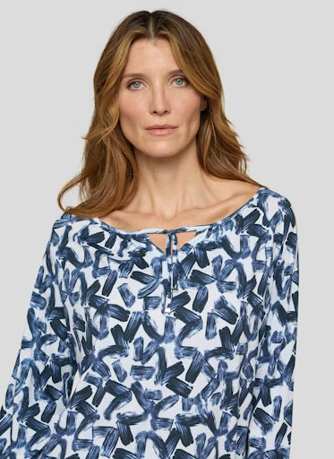 T-shirts lange mouw blauw Rabe - Image 3