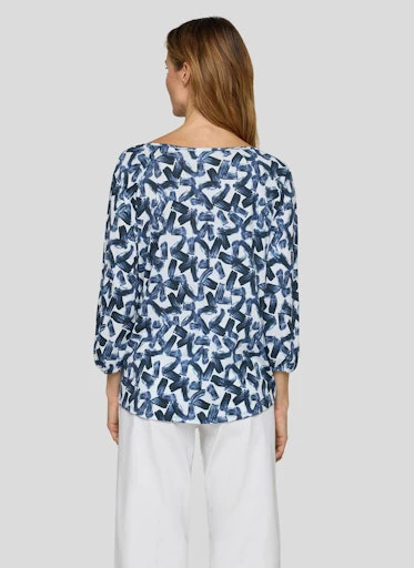 T-shirts lange mouw blauw Rabe - Image 4