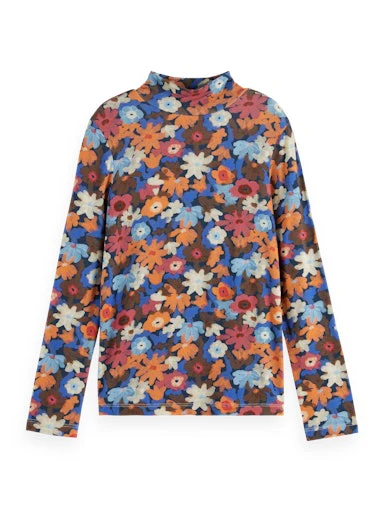 T-shirts lange mouw blauw Scotch & Soda