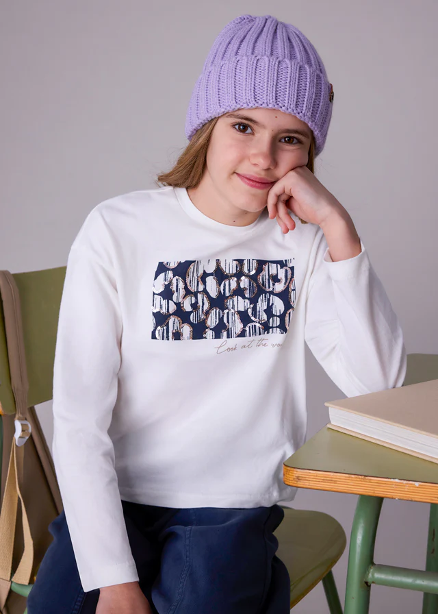 T-shirts lange mouw bruin Mayoral
