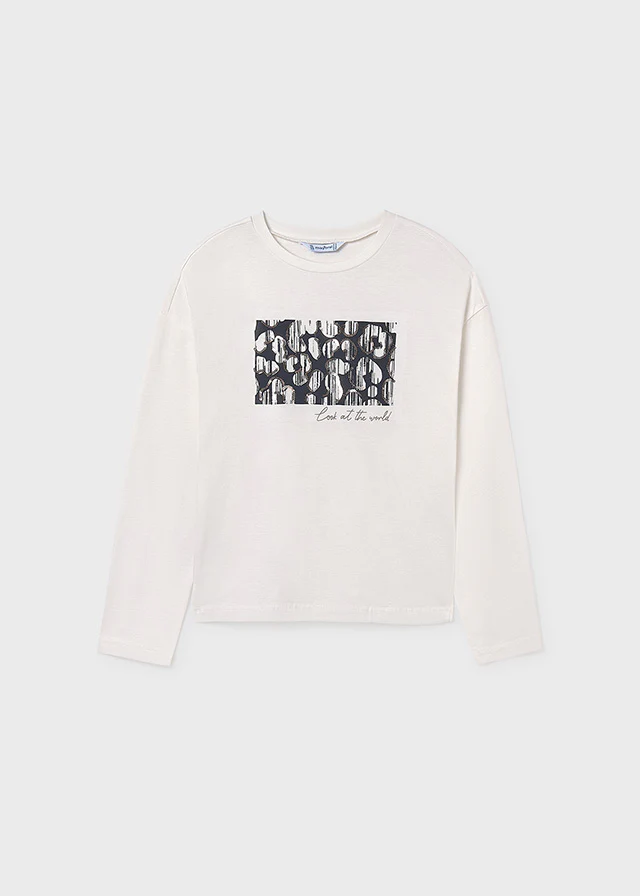 T-shirts lange mouw bruin Mayoral - Image 2