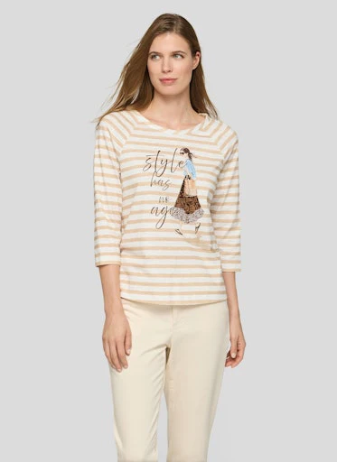 T-shirts lange mouw bruin Rabe - Image 2