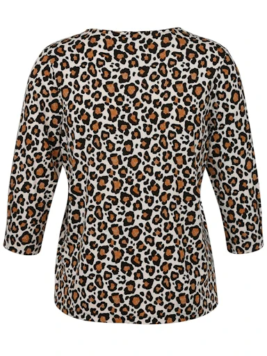 T-shirts lange mouw bruin Via Appia Due - Image 2