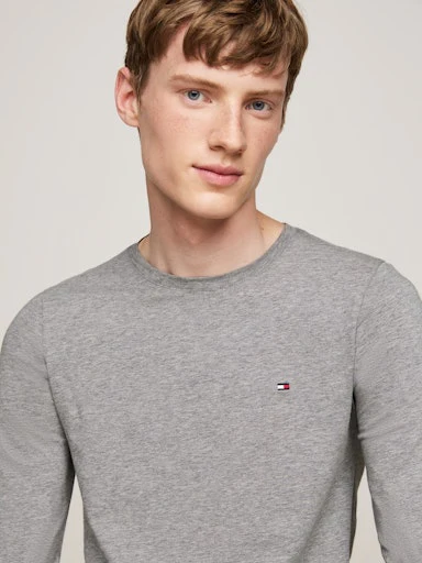 T-shirts lange mouw grijs Tommy Hilfiger - Image 3