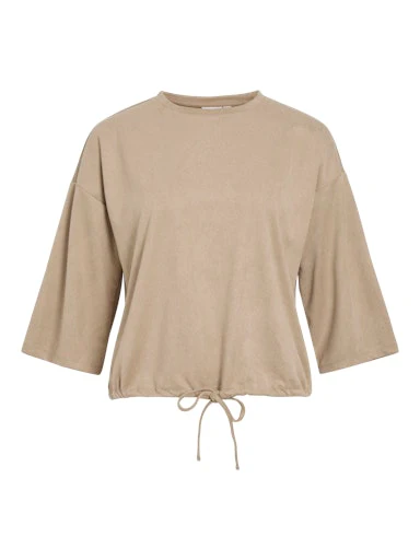 T-shirts lange mouw grijs VILA