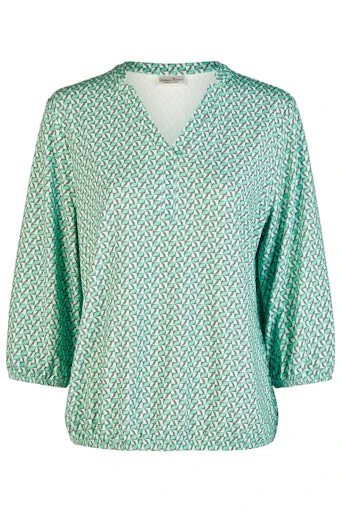 T-shirts lange mouw groen Barbara Lebek
