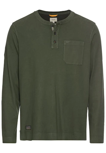 T-shirts lange mouw groen Camel active