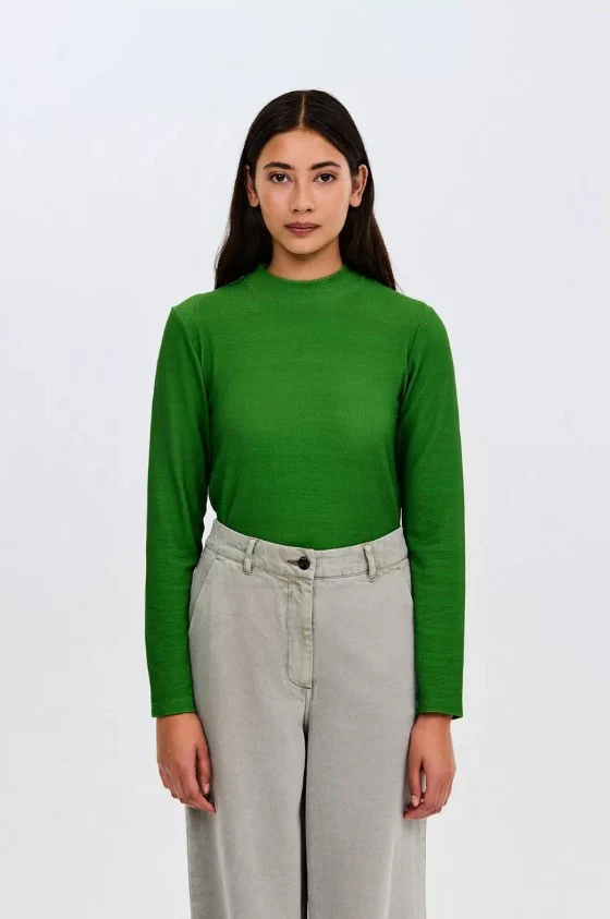 T-shirts lange mouw groen CKS