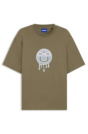 T-shirts korte mouw groen HUGO BLUE