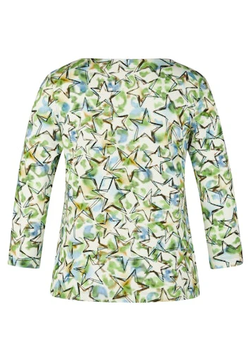 T-shirts lange mouw groen Rabe - Image 2