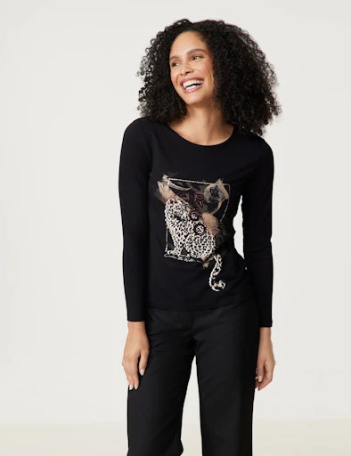 T-shirts lange mouw multicolor GERRY WEBER - Image 5