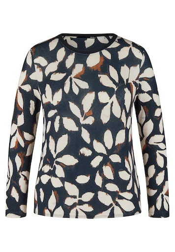 T-shirts lange mouw navy LeComte