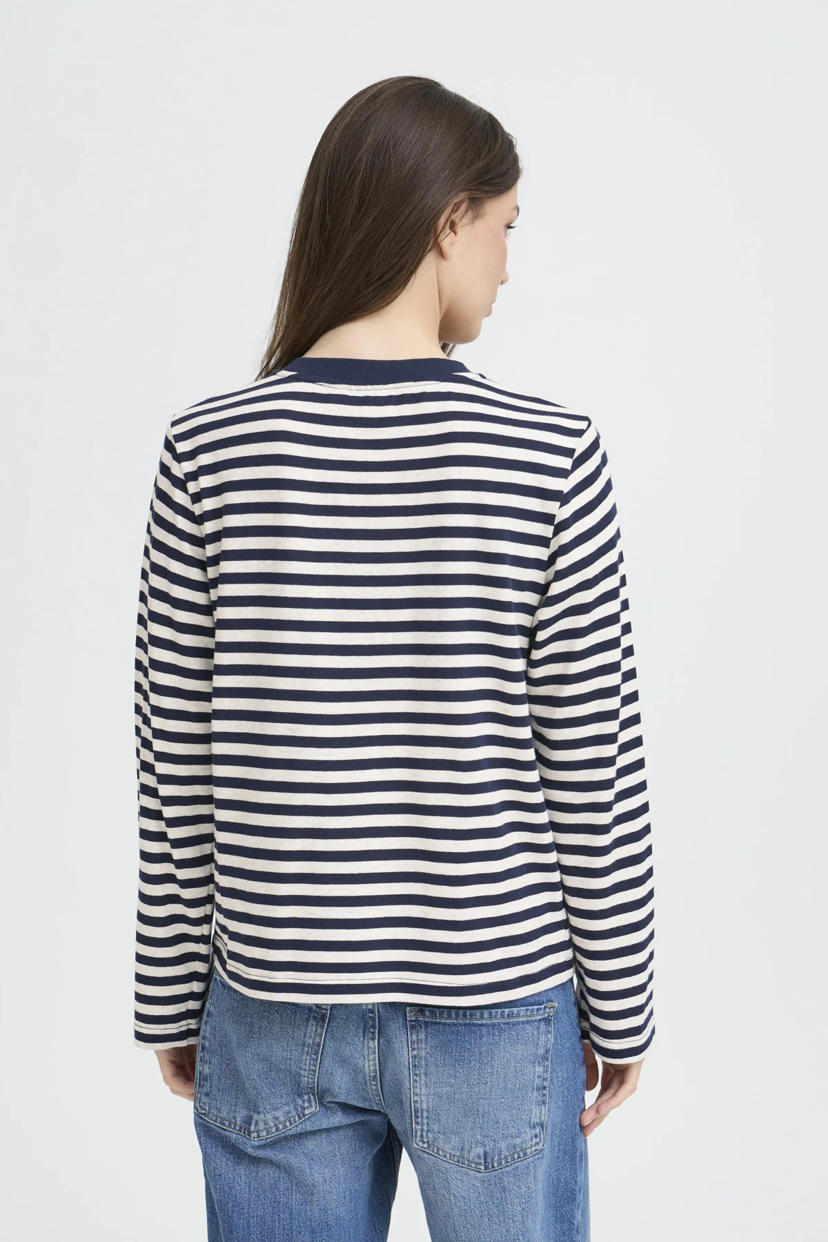 T-shirts lange mouw navy Pulz Jeans - Image 3