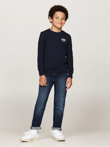 T-shirts lange mouw navy Tommy Hilfiger - Image 5