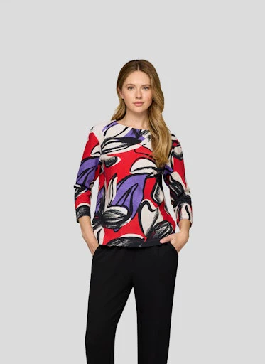 T-shirts lange mouw oranje Rabe - Image 2