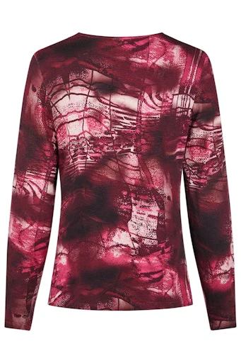 T-shirts lange mouw paars Barbara Lebek - Image 2