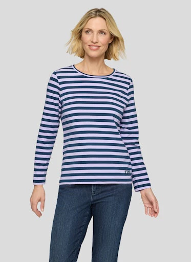 T-shirts lange mouw paars Rabe - Image 2