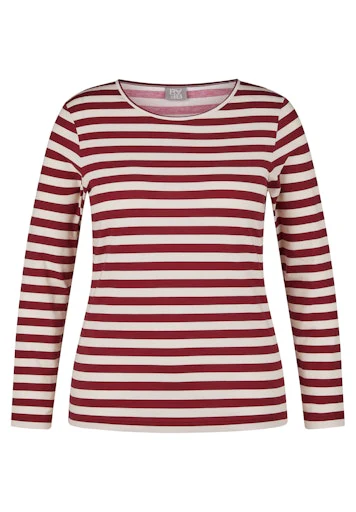 T-shirts lange mouw rood Rabe