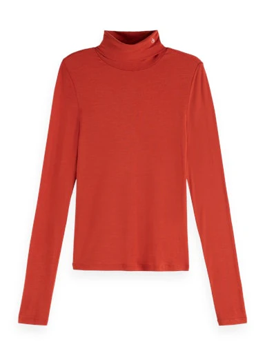 T-shirts lange mouw rood Scotch & Soda