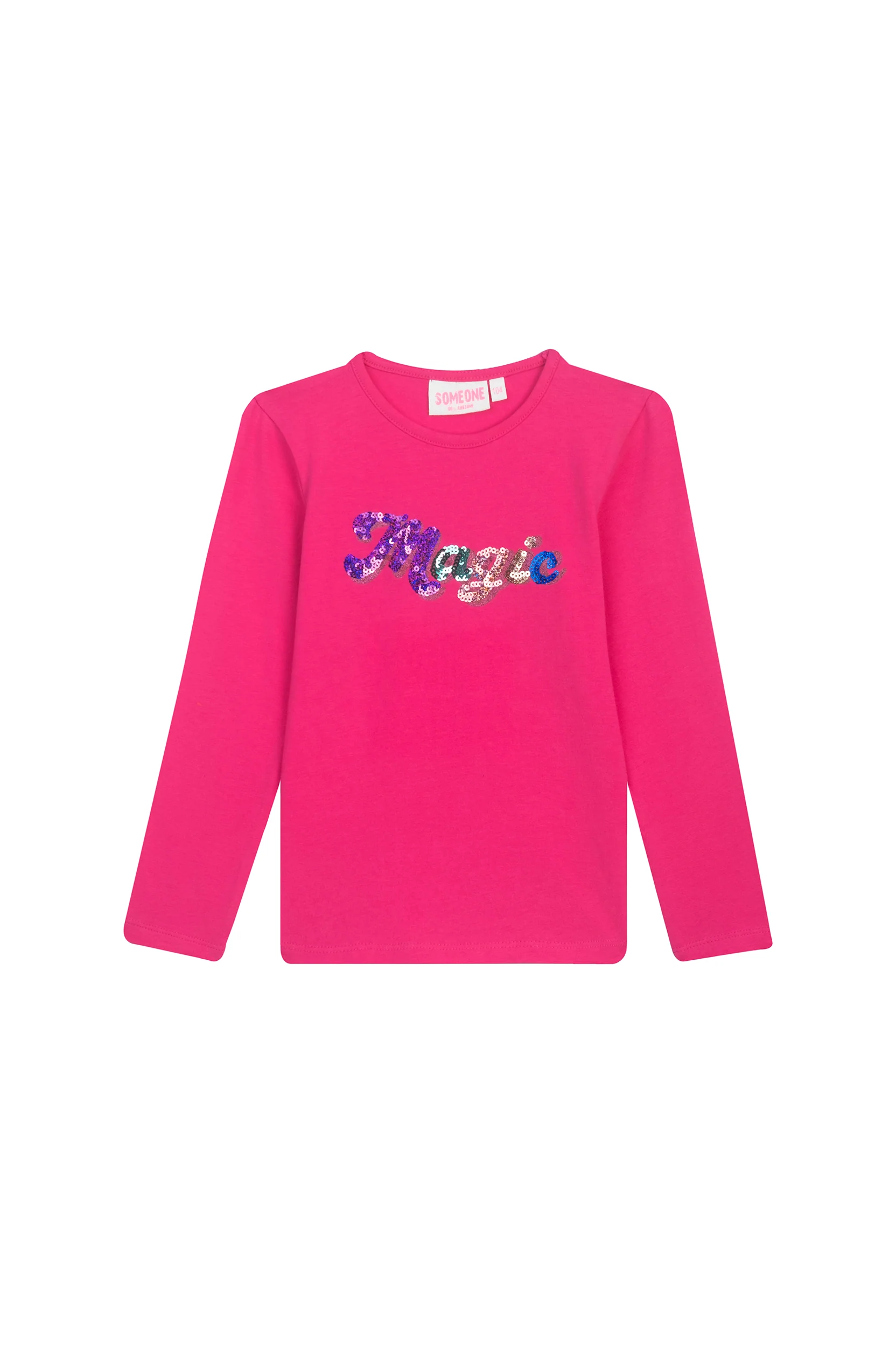 T-shirts lange mouw rood Someone