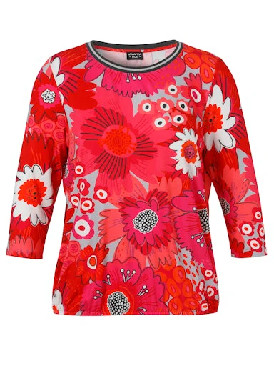 T-shirts lange mouw rood Via Appia Due