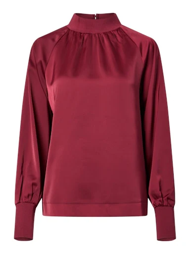 Blouses lange mouw rood Y.A.S