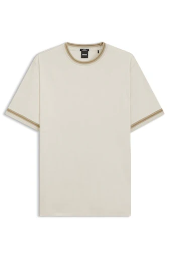 T-shirts lange mouw wit Boss Men Black